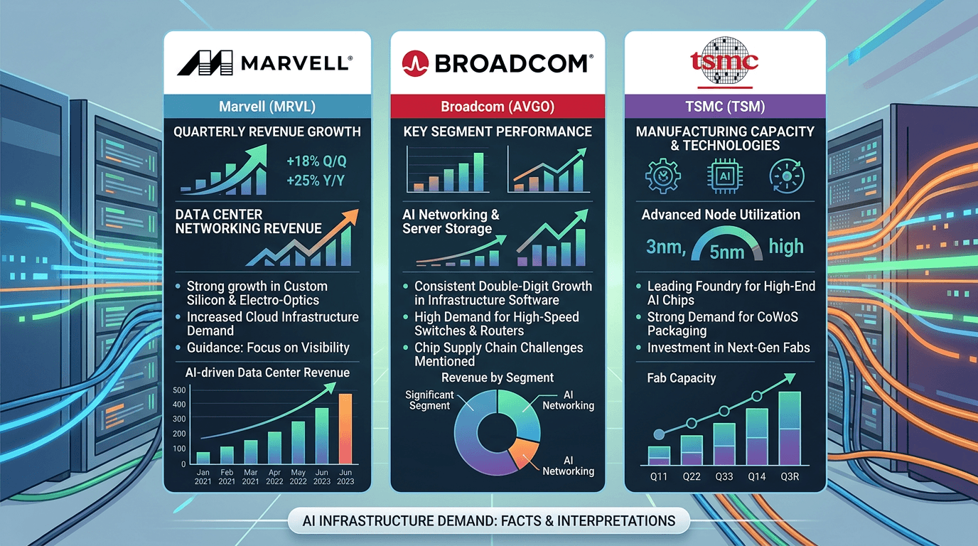 마벨 테크놀로지(MRVL) 실적 발표 후 급등락: AI 데이터센터 네트워킹 수요 해석이 갈린 이유