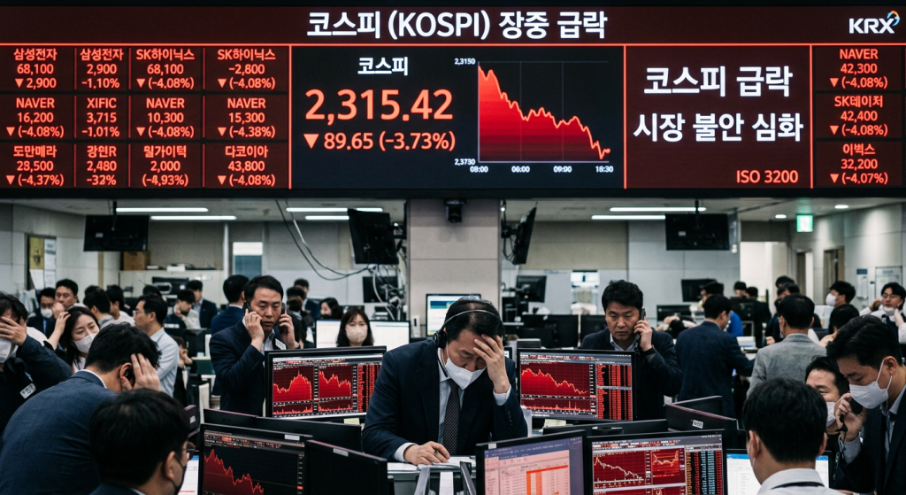 검은 월요일 재림, 코스피 급락 뒤 내일 장에서 먼저 확인할 다섯 가지