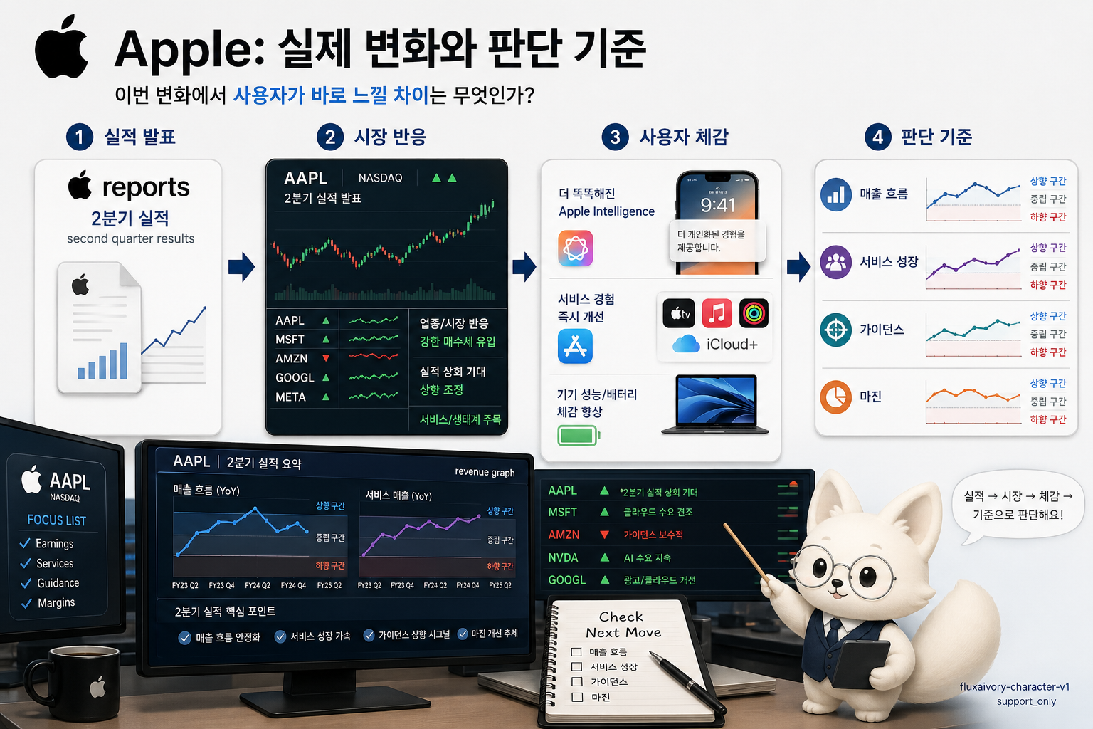 Apple: 실제 변화와 판단 기준의 판단 흐름을 압축한 보조 시각 자료