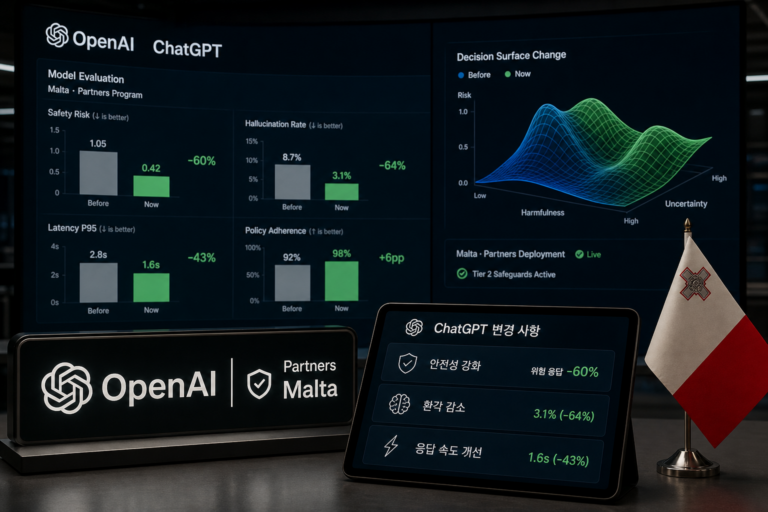 OpenAI·몰타 ChatGPT Plus 1년 제공: 시민 AI 교육 실험의 의미