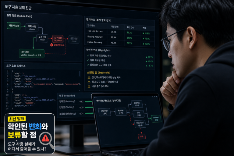 The latest AI news we announced in: 확인된 변화와 보류할 점