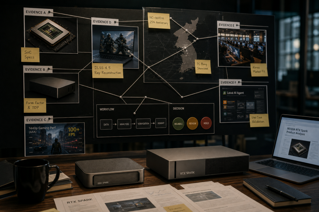 NVIDIA RTX Spark PC방 데모: KRAFTON·NC·T1이 보여준 실제 변화