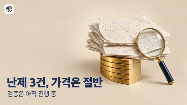 오픈AI 난제 3건 발표, Terra 가격 인하…AI 경쟁이 증명과 비용으로