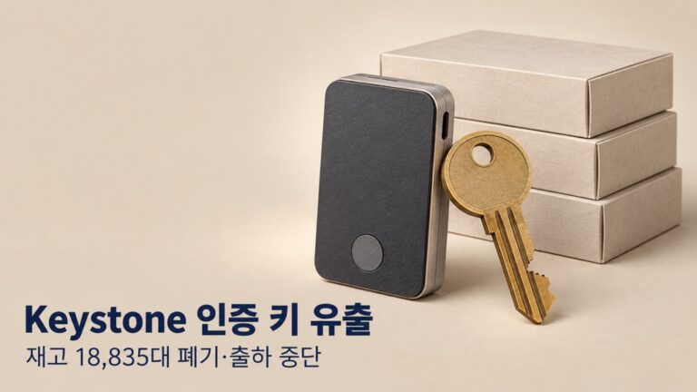 Keystone 인증 키 유출, 18,835대 폐기…Anthropic ETH 반증 공개