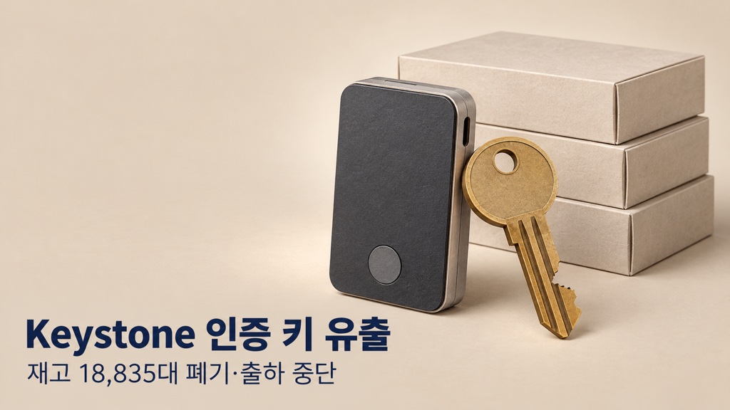 Keystone 인증 키 유출, 18,835대 폐기…Anthropic ETH 반증 공개